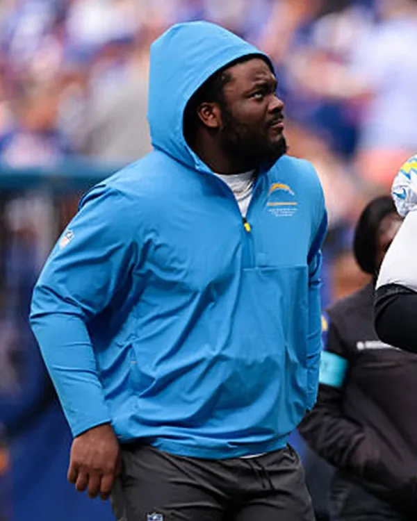 2026 Jamaree Caldwell Los Angeles Chargers Anorak Jacket