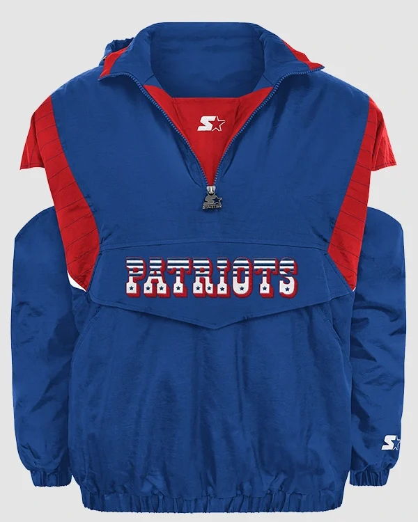 2026 Patriots Starter Throwback Half-Zip Jacket