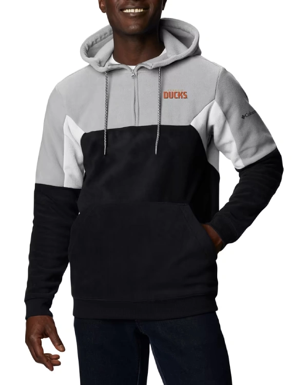 Anaheim Ducks Black Hooded Jacket