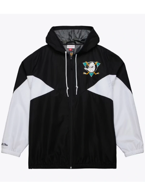 Anaheim Ducks Full-Zip Windbreaker Hooded Jacket