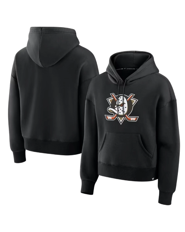 Anaheim Ducks Pullover Black Fleece Hoodie