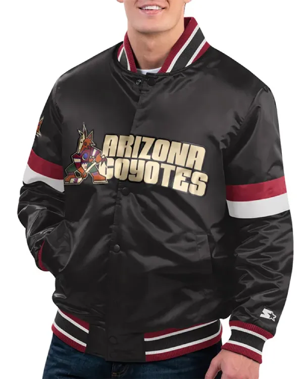 Arizona Coyotes Black Starter Jacket
