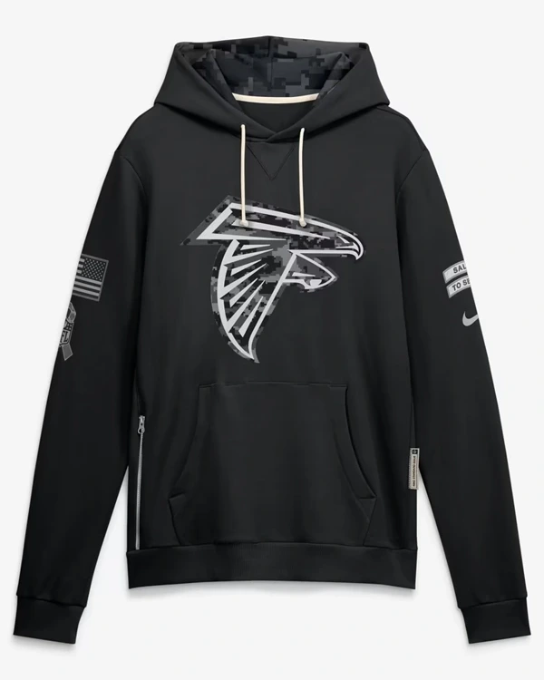 Atlanta Falcons 2026 Salute To Service Sideline Hoodie