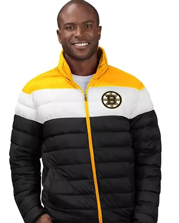 Boston Bruins Full Zip Puffer Jacket