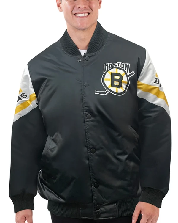 Boston Bruins Starter Satin Jacket