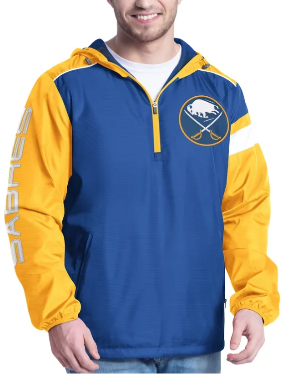 Buffalo Sabres Half-Zip Hooded Jacket