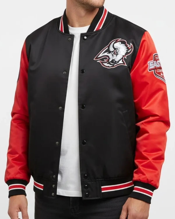 Buffalo Sabres Prime Time Full-Snap Satin Jacket