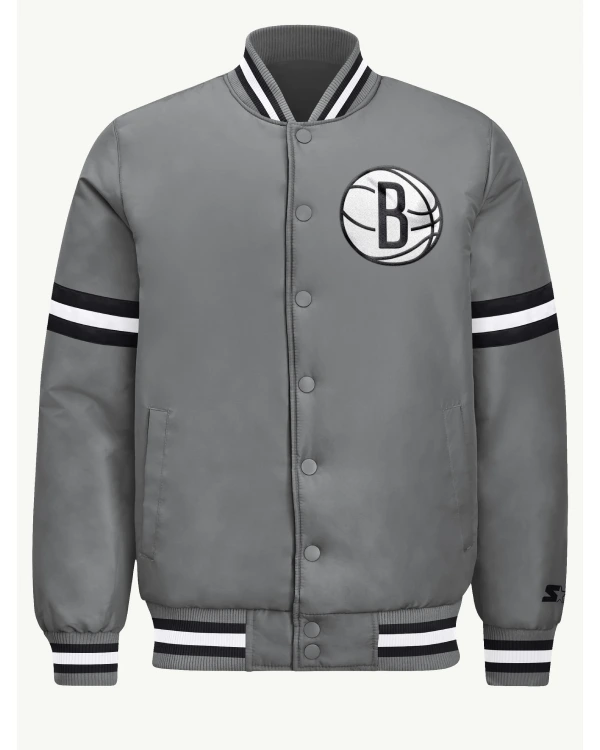 Buy Mens Brooklyn Nets Courtside Satin