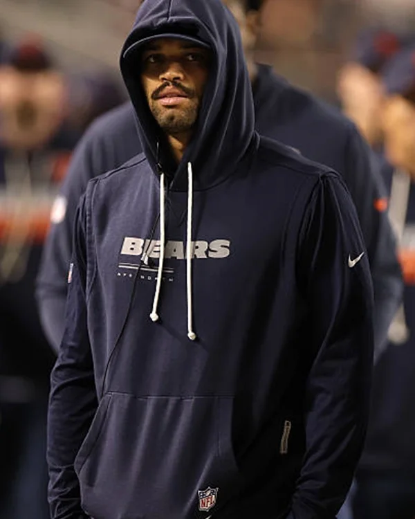 Chicago Bears 2026 Caleb Williams Sleeveless Sideline Hoodie