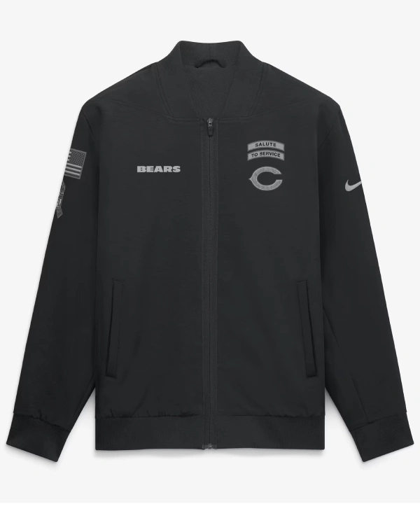 Chicago Bears Nike Salute To Service Bomber Jacket 2026