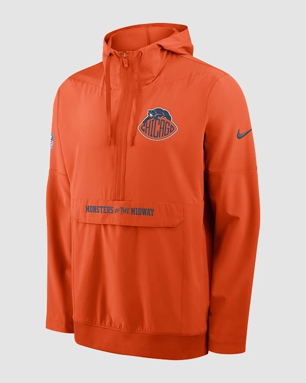 Chicago Bears Rivalries Nike 2026 Sideline Anorak Jacket