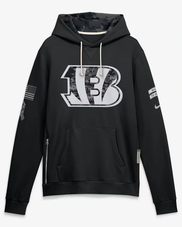 Cincinnati Bengals 2026 Salute to Service Sideline Hoodie