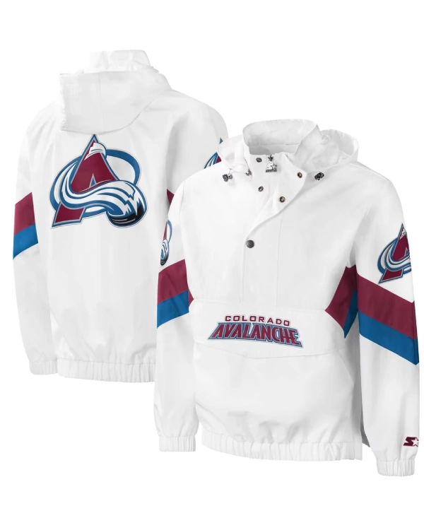Colorado Avalanche Half-Zip Windbreaker Jacket
