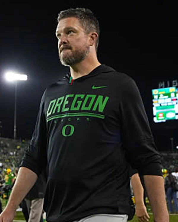 Dan Lanning 2026 Oregon Ducks Sideline Hooded T-Shirt