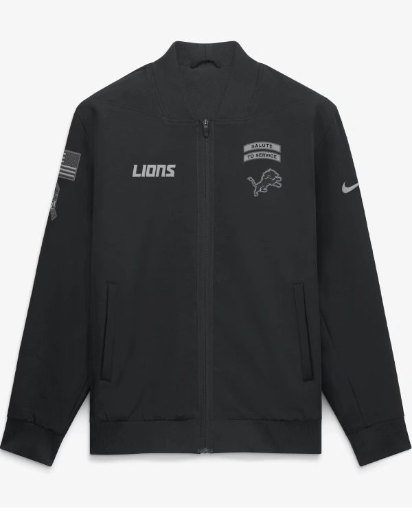 Detroit Lions Salute To Service Bomber Jacket 2026