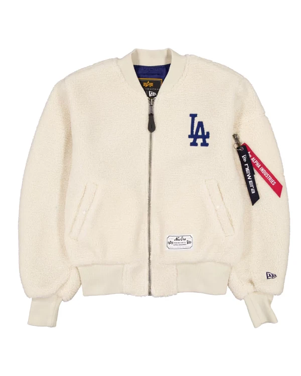 Dodgers New Era x Alpha Industries Sherpa Jacket