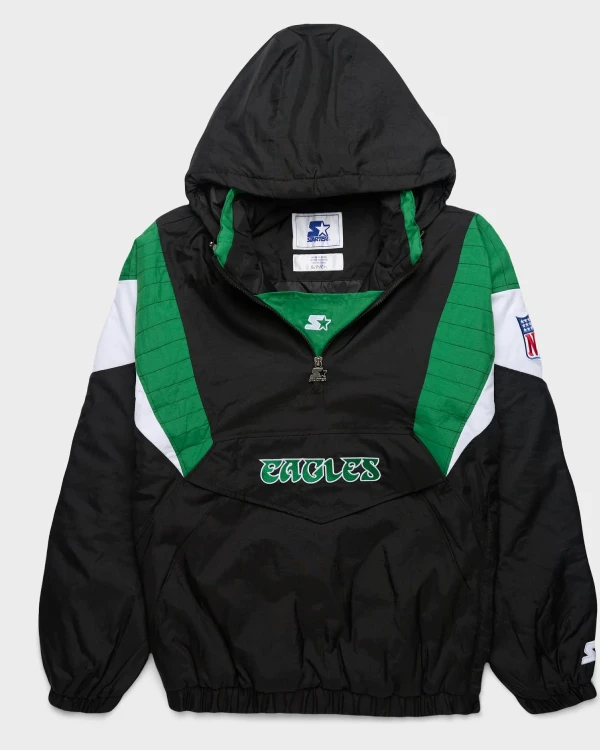 HOMAGE x Starter Eagles Blackout Breakaway Pullover Jacket