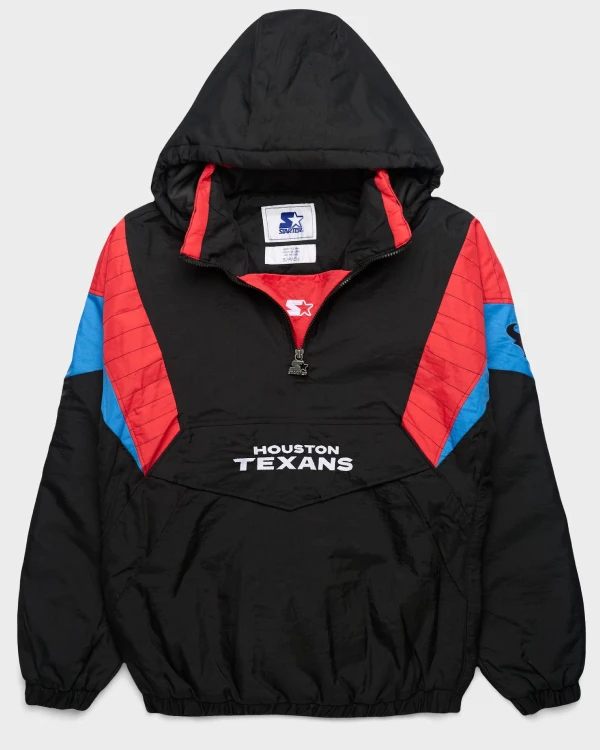 HOMAGE x Starter Texans Blackout Breakaway Pullover Jacket