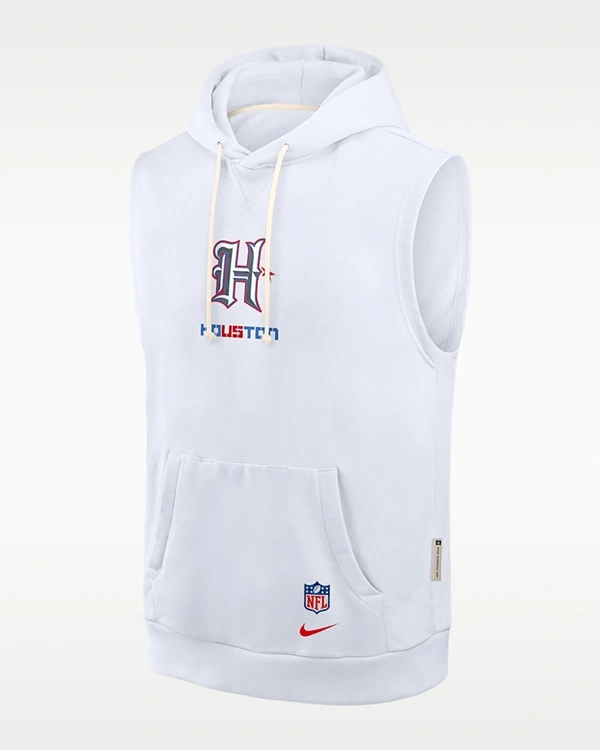 Houston Texans Rivalries 2026 Sideline Sleeveless Hoodie