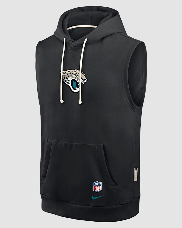 Jacksonville Jaguars Rivalries 2026 Sideline Sleeveless Hoodie