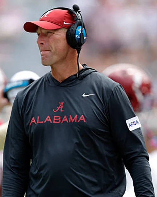 Kalen DeBoer 2026 Alabama Long Sleeve Hooded T-Shirt