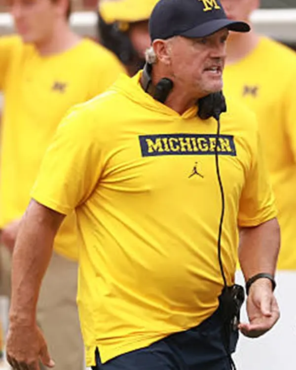 Kyle Whittingham 2026 Michigan Wolverines Hooded T-Shirt