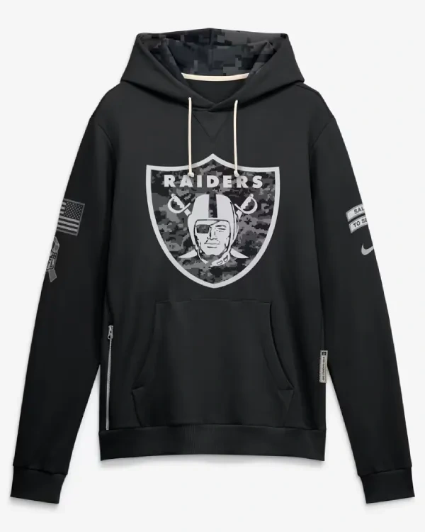 Las Vegas Raiders Salute To Service Hoodie 2026