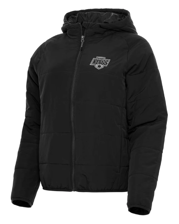 Los Angeles Kings Full Zip Black Puffer Jacket