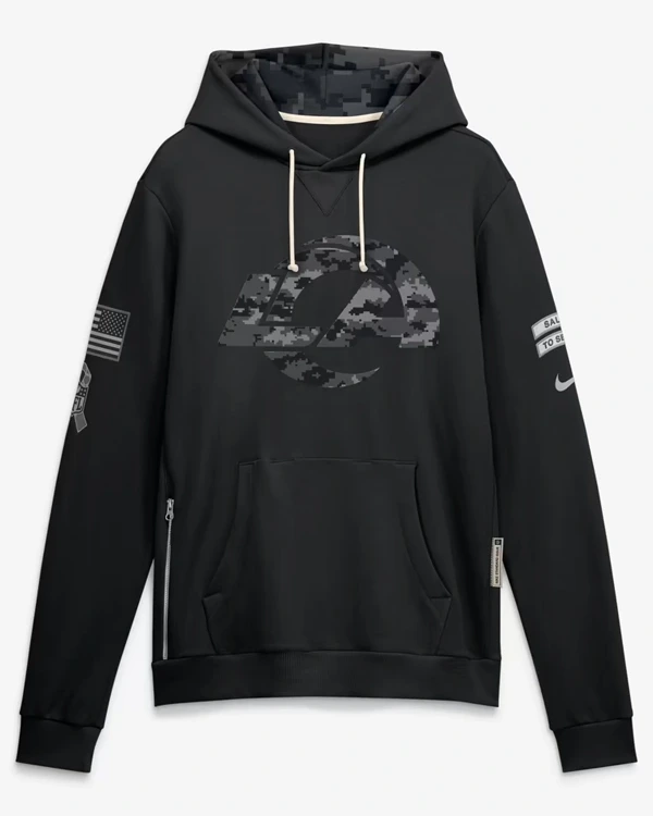 Los Angeles Rams 2026 Salute To Service Sideline Hoodie