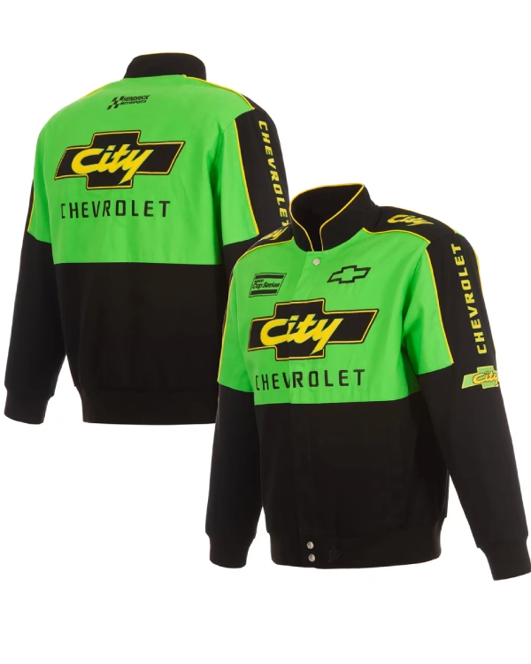 Mens NASCAR JH Design Black City Chevrolet Legend