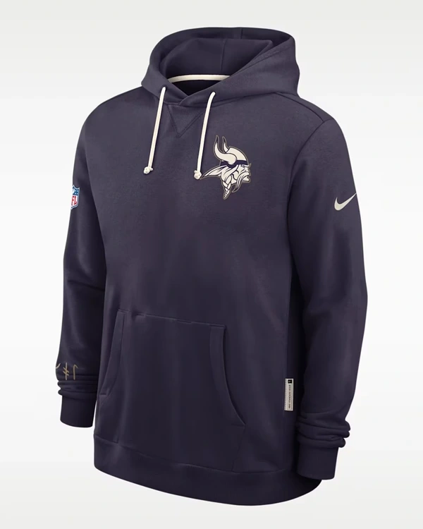 Minnesota Vikings 2026 Nike Rivalries Sideline Hoodie