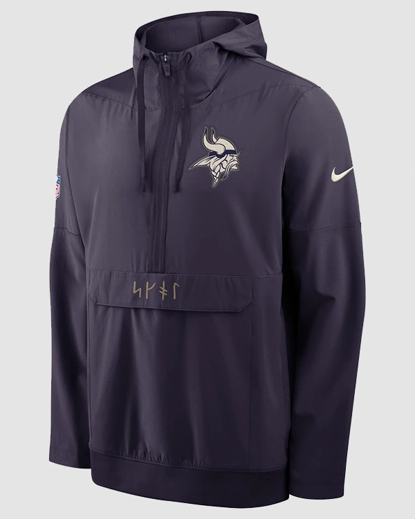 Minnesota Vikings Rivalries Nike 2026 Sideline Anorak Jacket