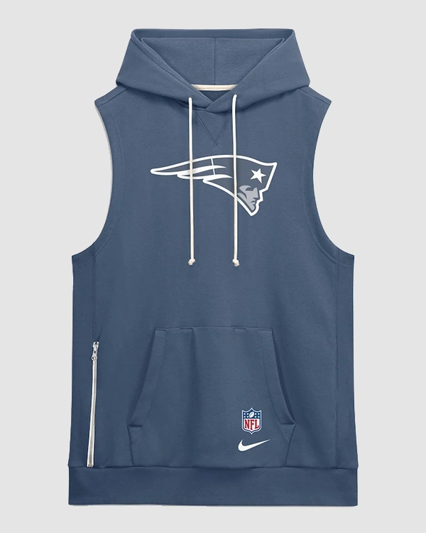 Nike 2026 New England Patriots Rivalries Sideline Sleeveless Hoodie