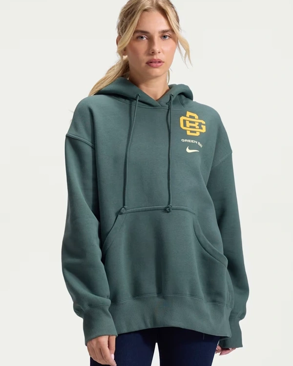 Nike Green Bay Packers Rivalries 2026 Womens Sideline Hoodie