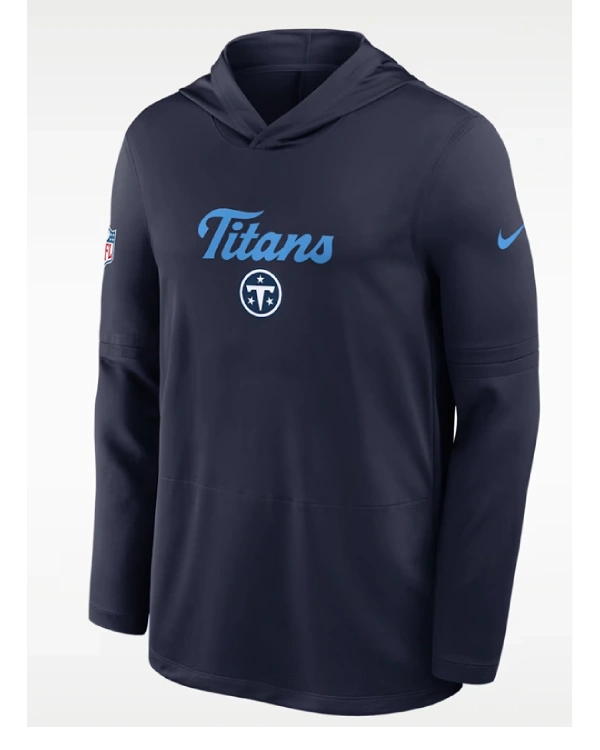 Nike Titans Rivalries 2026 Sideline Long-Sleeve Hooded T-Shirt