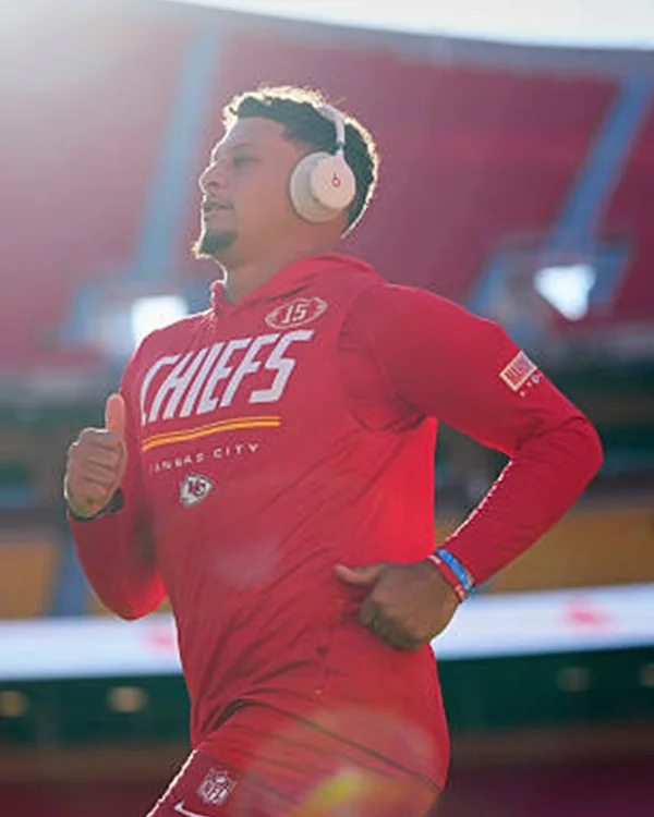 Patrick Mahomes 2026 Kansas City Chiefs Red Sleeveless Hoodie