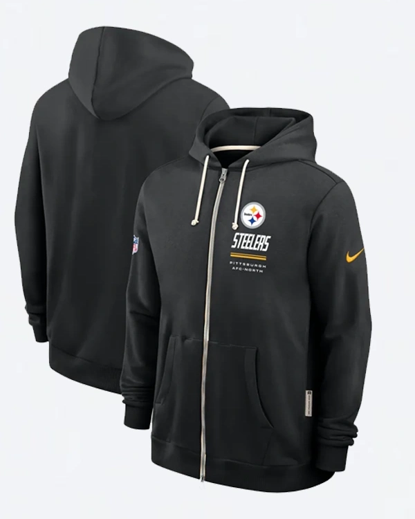 Pittsburgh Steelers 2026 Sideline Zip-Up Hoodie