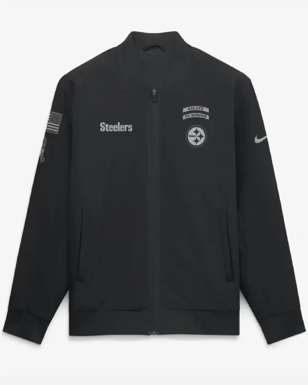Pittsburgh Steelers Salute To Service Bomber Jacket 2026