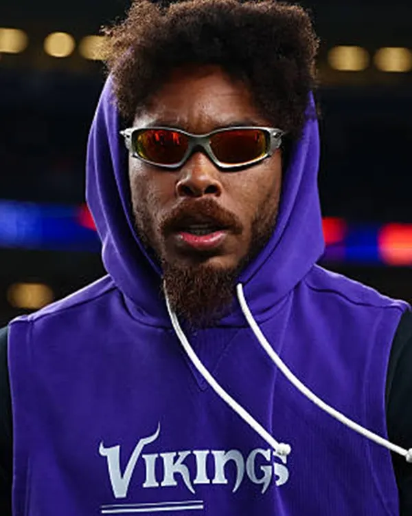 Preseason 2026 Justin Jefferson Vikings Sleeveless Hoodie