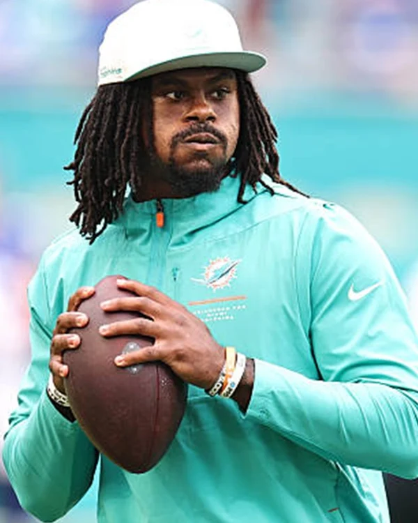 Preseason 2026 Malik Willis Dolphins Quarter-Zip Jacket