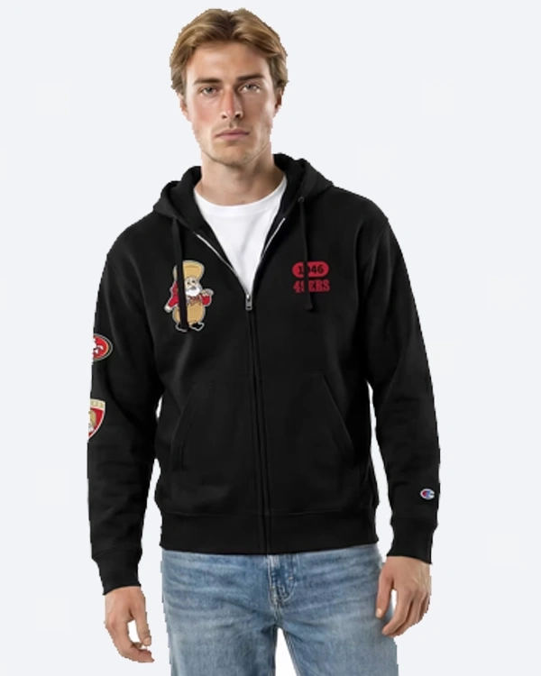 San Francisco 49ers Disney x Champion Captain Pete All-Star Hoodie