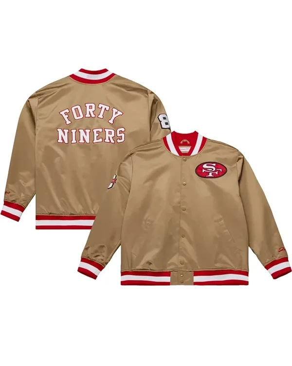San Francisco 49ers Mitchell & Ness Bomber Jacket