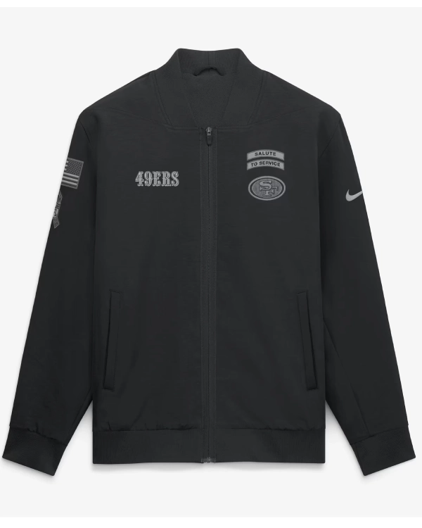 San Francisco 49ers Salute To Service Bomber Jacket 2026
