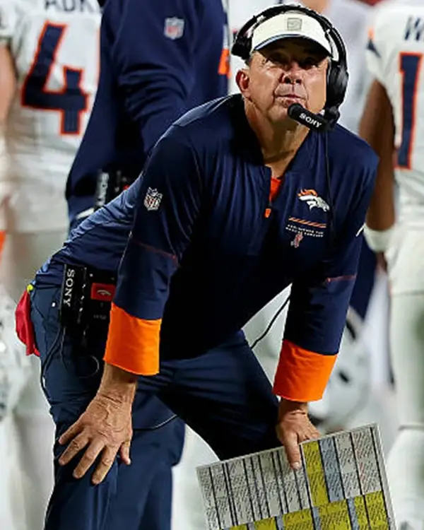 Sean Payton 2026 Denver Broncos Sideline Half-Zip Jacket