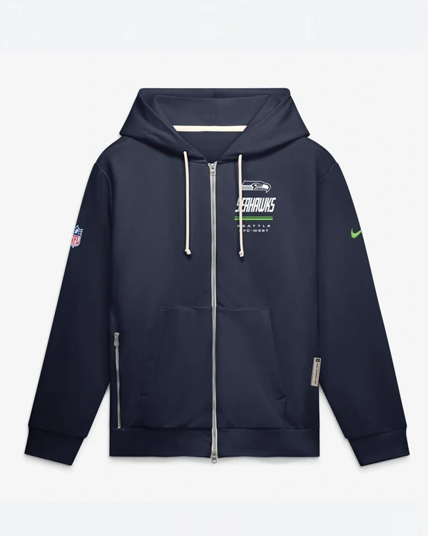 Seattle Seahawks Nike Navy Sideline Standard Issue Quarterback Scramble