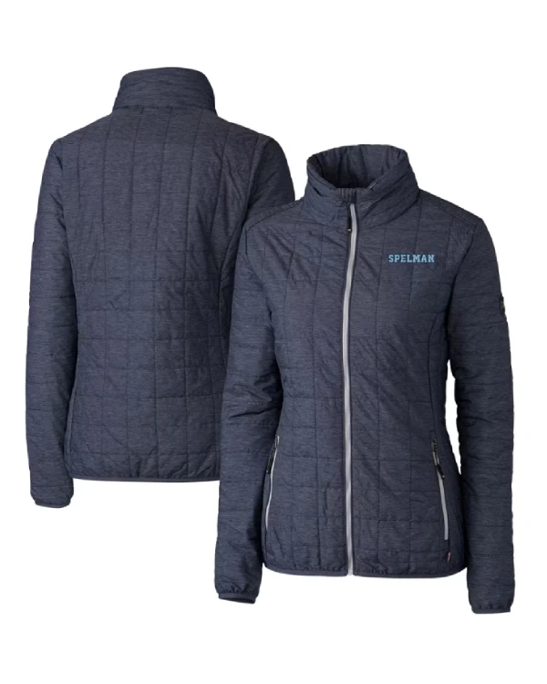 Spelman College Jaguars Full Zip Puffer Jacket