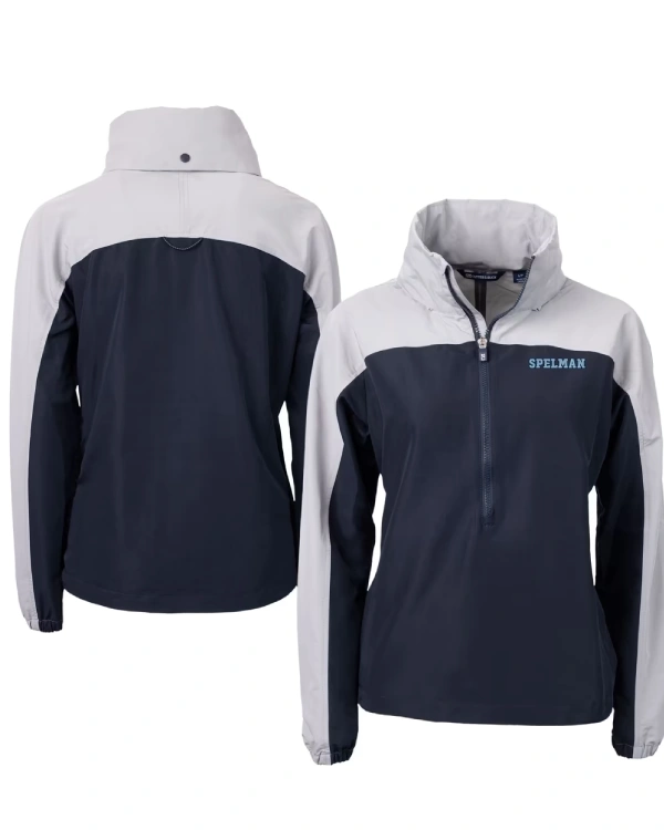 Spelman College Jaguars Half-Zip Windbreaker Jacket