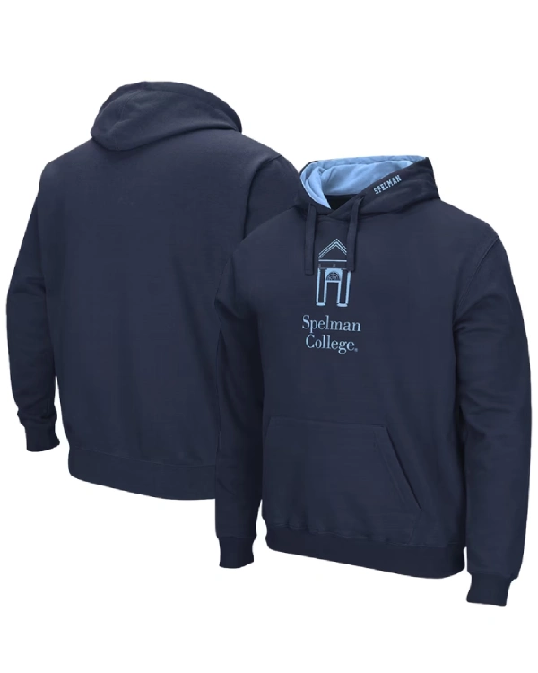 Spelman College Jaguars Navy Pullover Hoodie