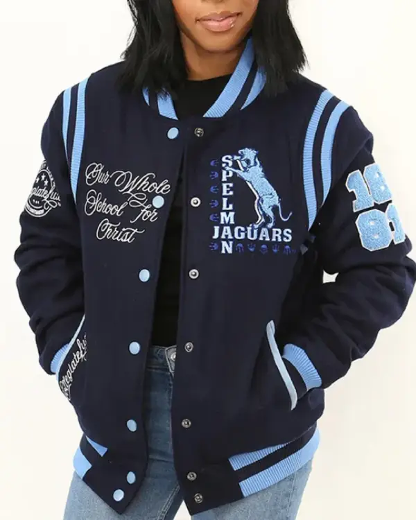 Spelman College Jaguars Wool Varsity Jacket