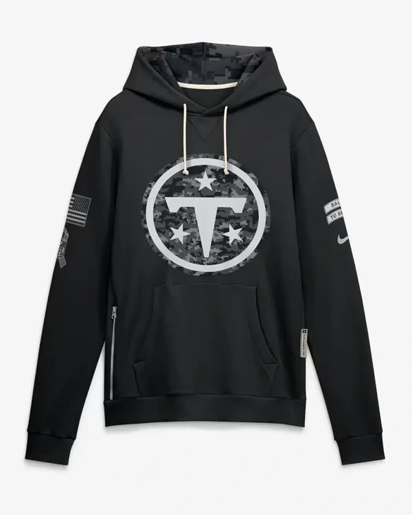 Tennessee Titans 2026 Salute To Service Sideline Hoodie